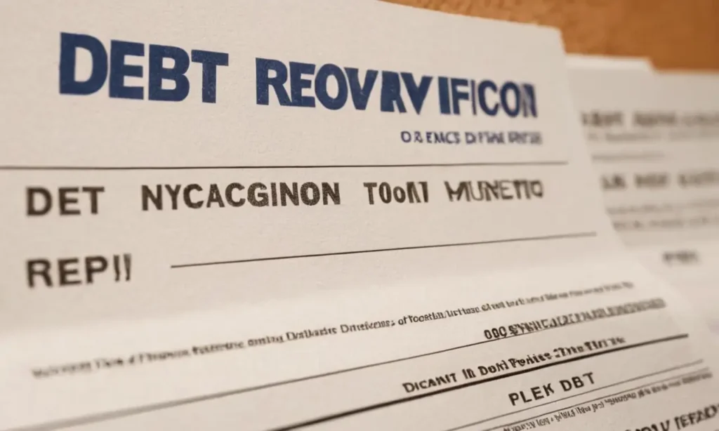 El papel tapiz muestra una notificación de recuperación de deudas