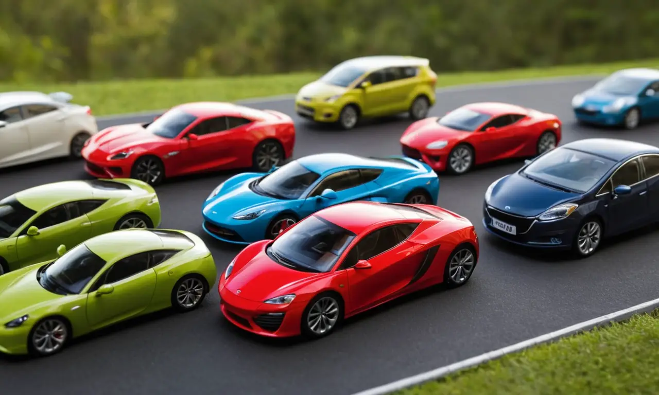 El papel tapiz muestra autos estilizados y consejos para ahorrar combustible