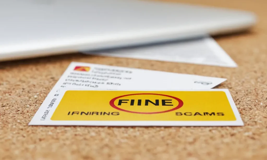 El papel pintado advierte sobre multas y estafas