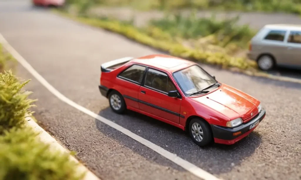 El papel tapiz muestra un coche mal aparcado con ilustraciones útiles