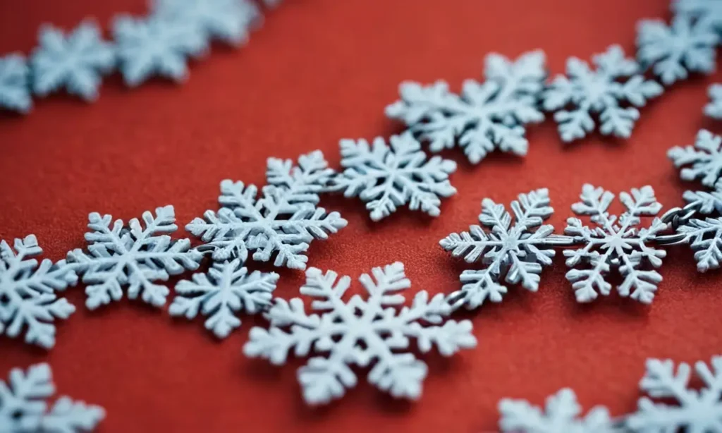 Papel tapiz de cadena de copos de nieve: guía detallada y segura