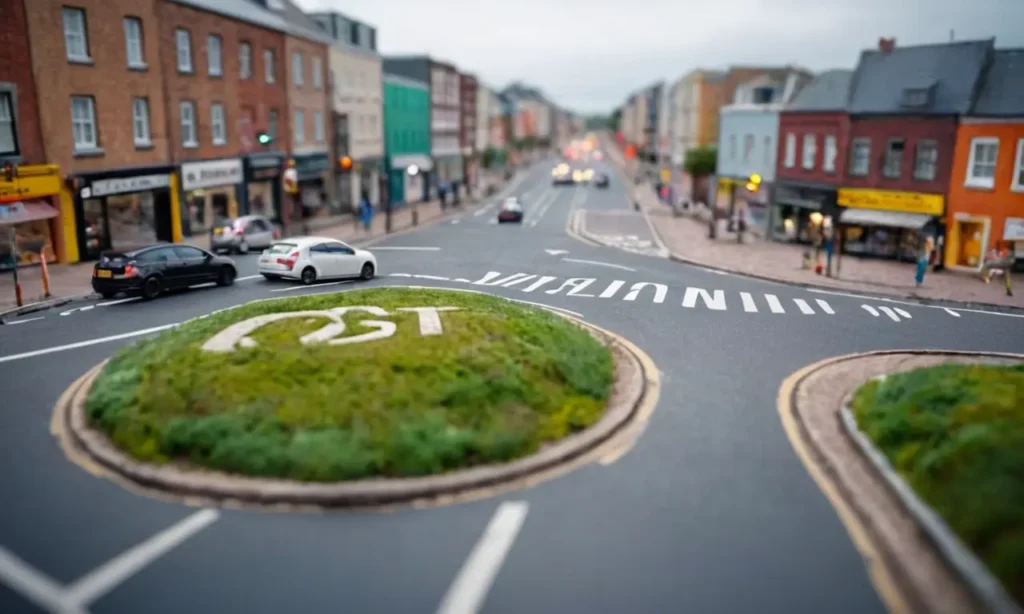 Imagen radar borrosa