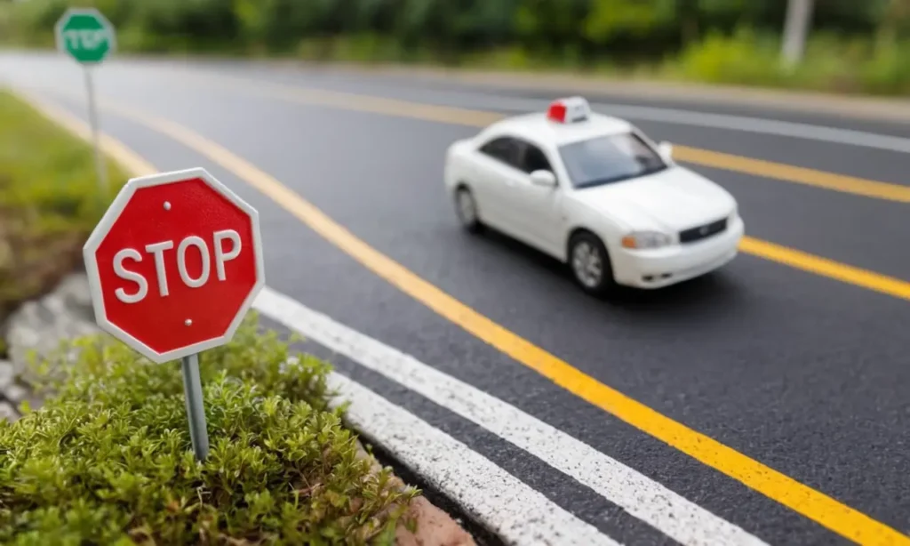 Representa un semáforo parpadeante