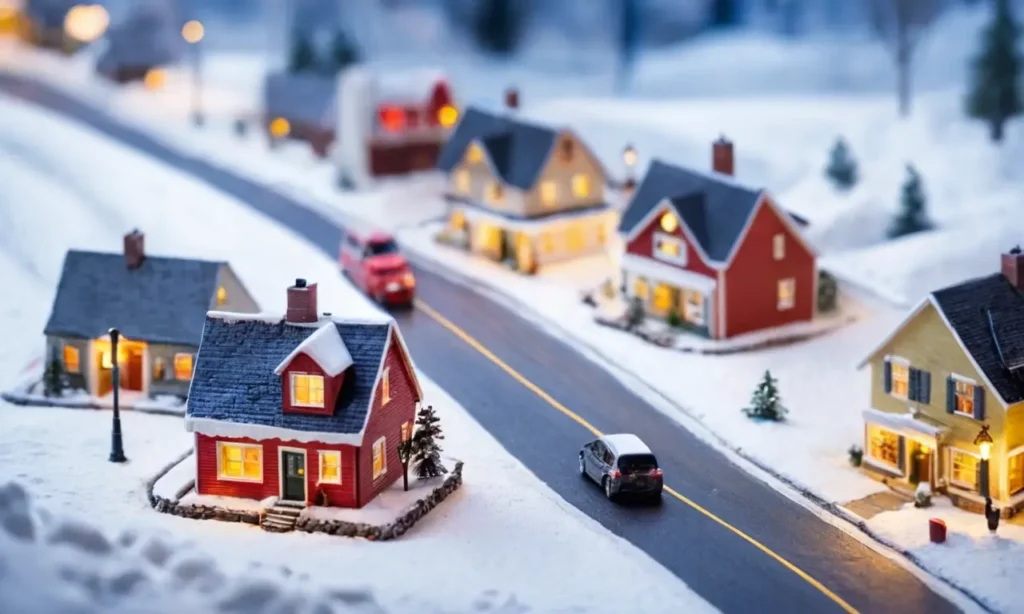 El papel pintado muestra invierno