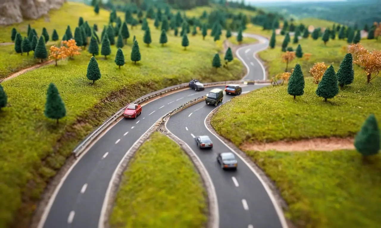 El papel tapiz muestra un camino estilizado que indica movimiento y reglas resaltadas