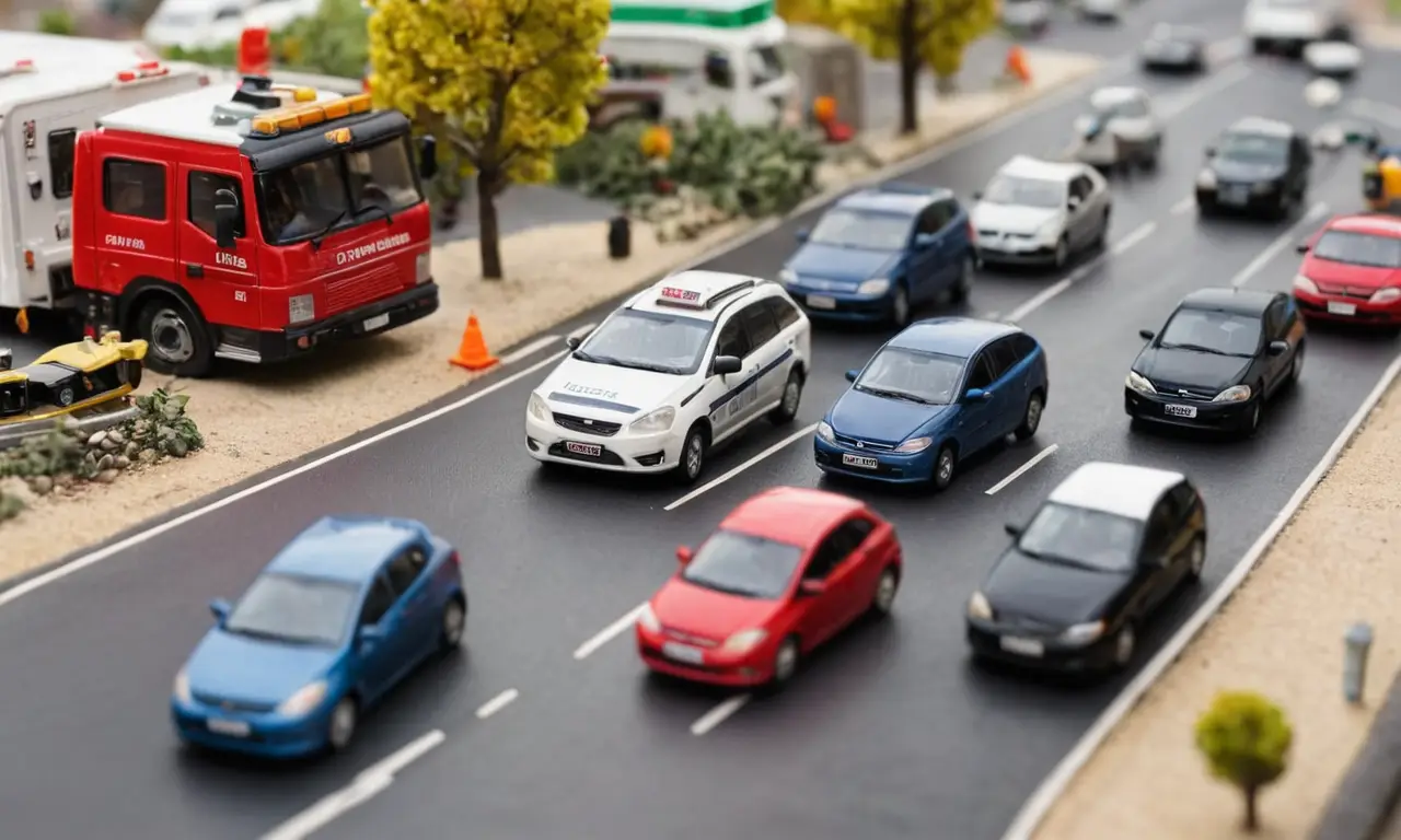 El papel pintado advierte sobre multas de tráfico