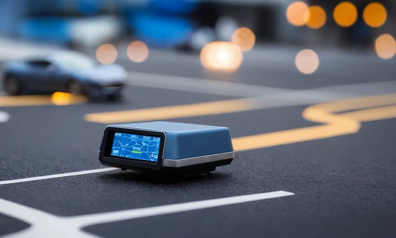 **El papel pintado muestra radares futuristas que sugieren límites y detección móvil.**