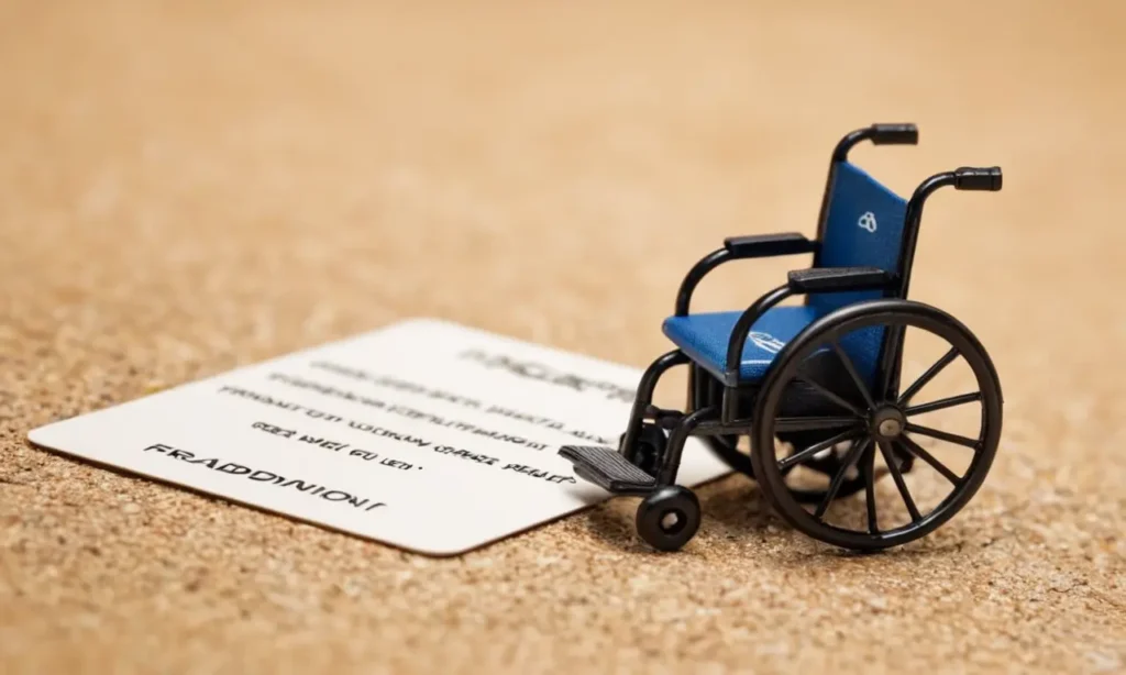 Representa una silla de ruedas estilizada