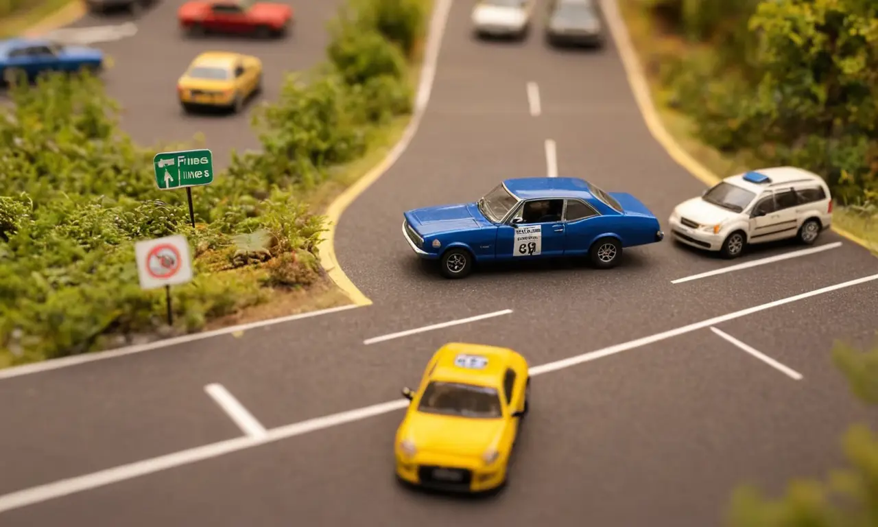 El papel pintado muestra multas y autos advertidos