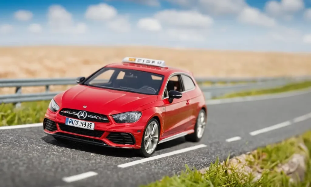 El papel pintado muestra un coche