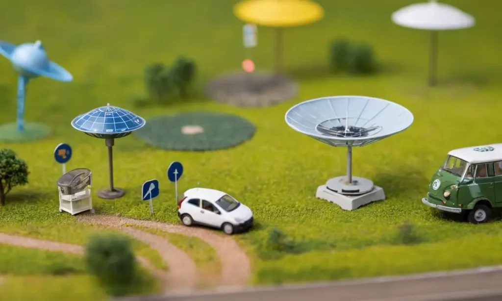 Vinilos muestran iconos de radar frente a símbolos educativos