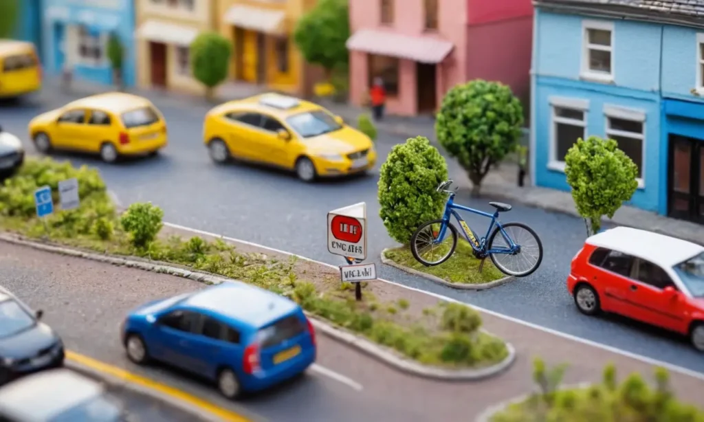 Ilustra bicicletas y seguridad vial