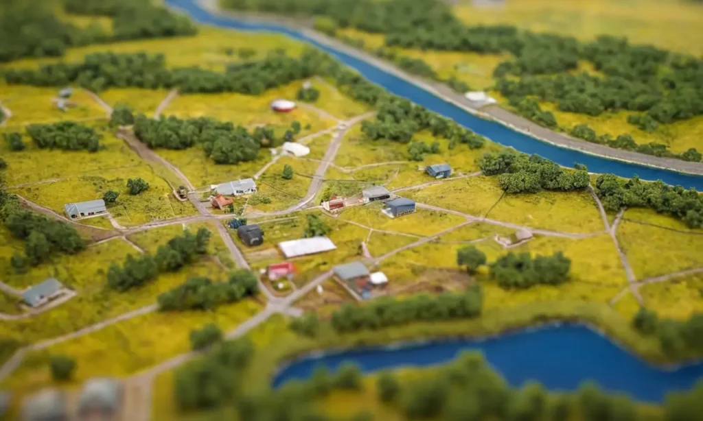 Diseño informativo con detalles y mapas