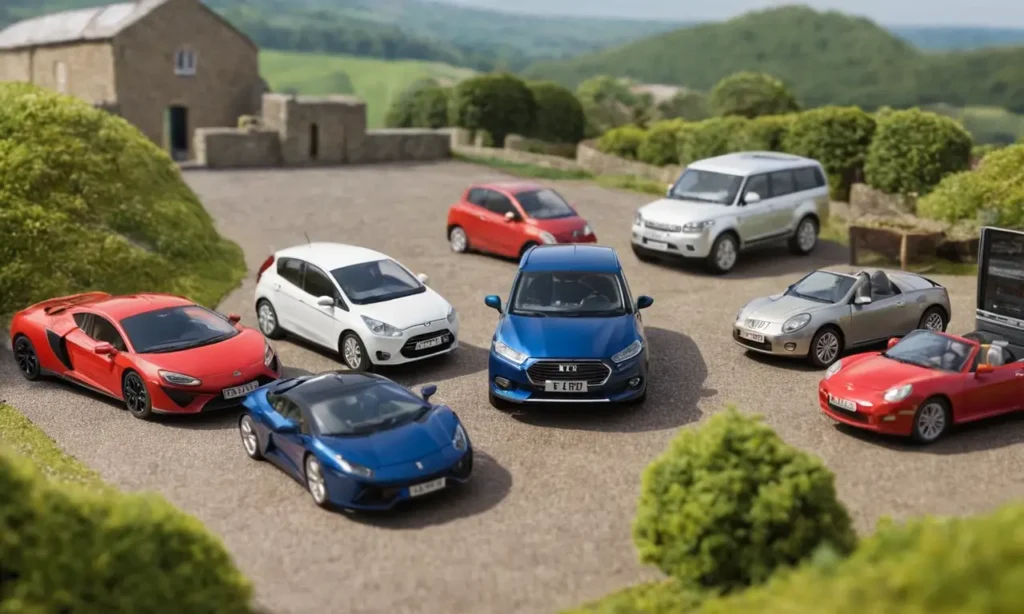 El papel pintado muestra un coche