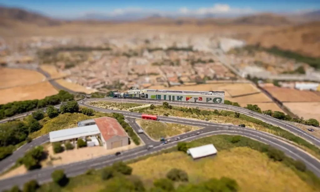 El mural muestra el logo de la DGT