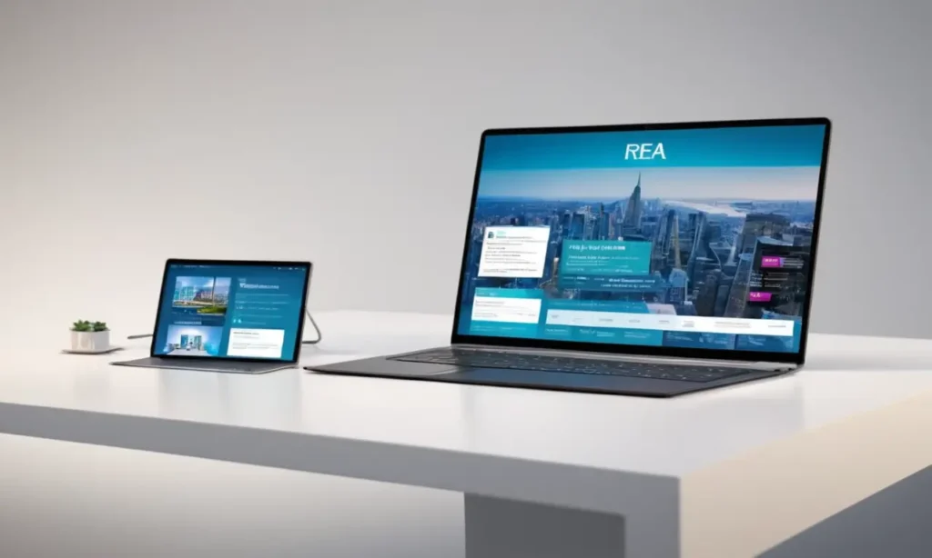 El papel pintado exhibe una interfaz moderna y servicios en línea