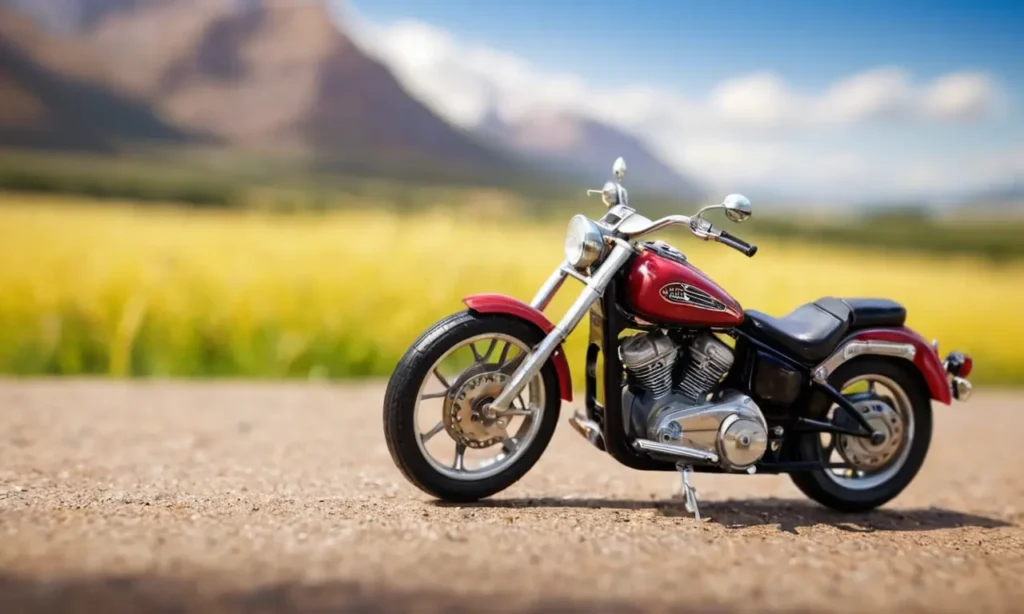 El papel pintado muestra una moto en un ángulo dramático