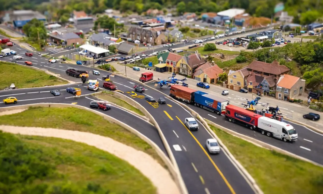 Control digital de drones y tráfico