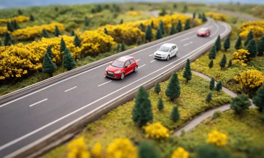 Escenas de tráfico detalladas e informativas