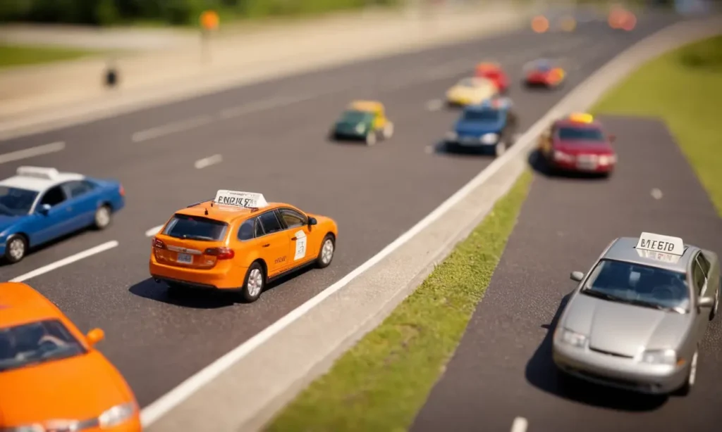 Muestra un aviso de tráfico con pasos legales y datos del conductor