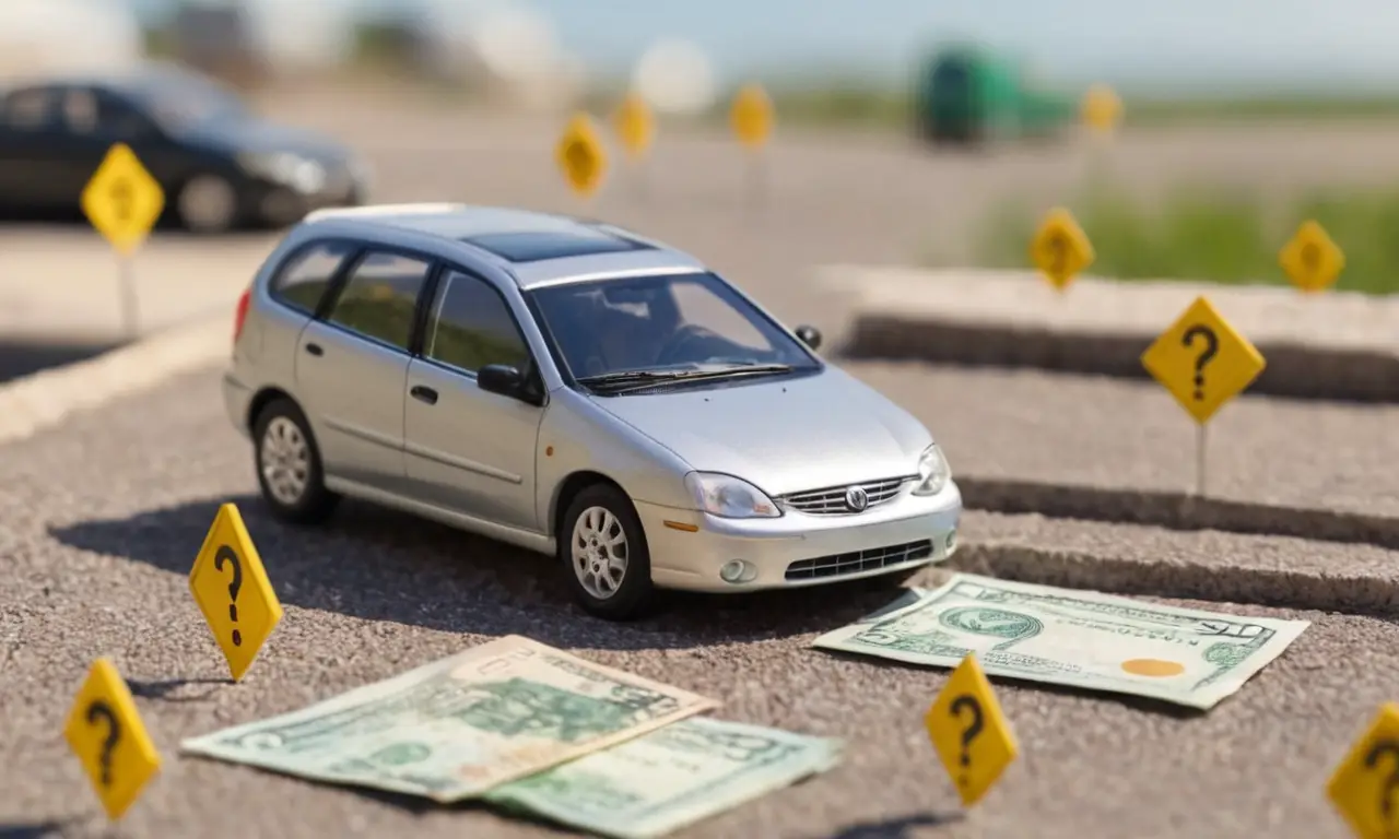 El papel pintado muestra un coche confundido y elementos inquietantes