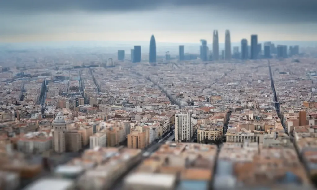 Silueta de Barcelona