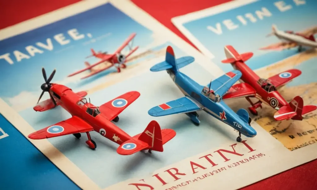 Posters vintage evocan vuelo y riesgo