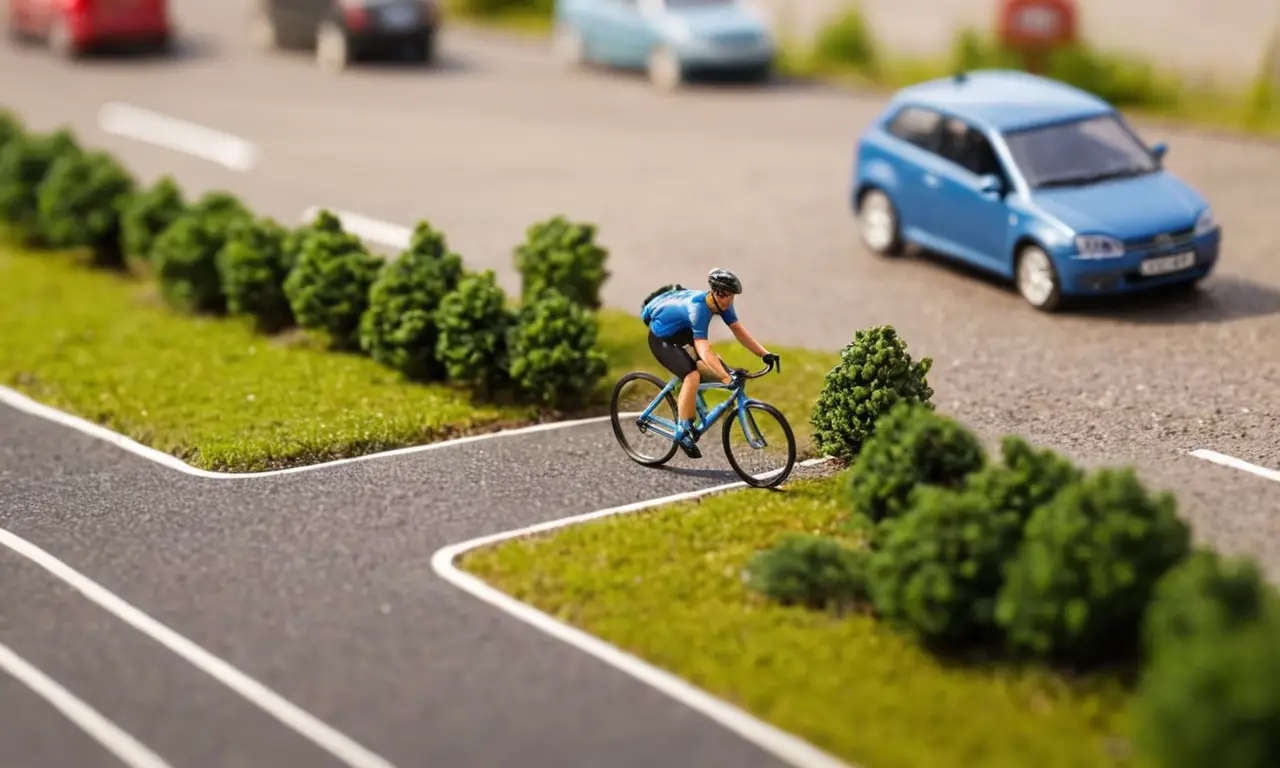 Precaución: ciclistas y destellos rápidos