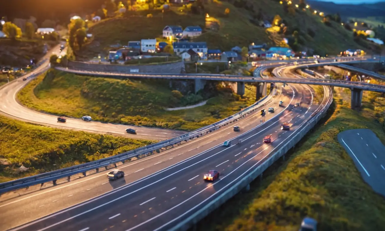 Representa carreteras