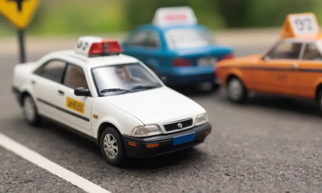 El papel tapiz muestra un coche borroso y alertas de tráfico fraudulentas