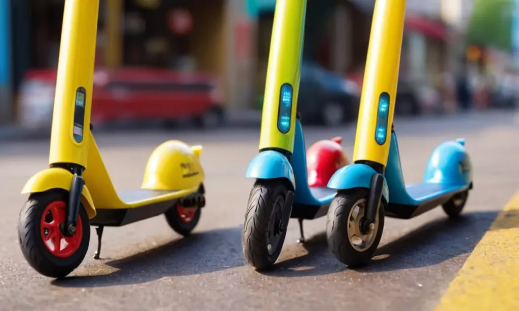 Scooters coloridos y llamativos causan multas y advertencias