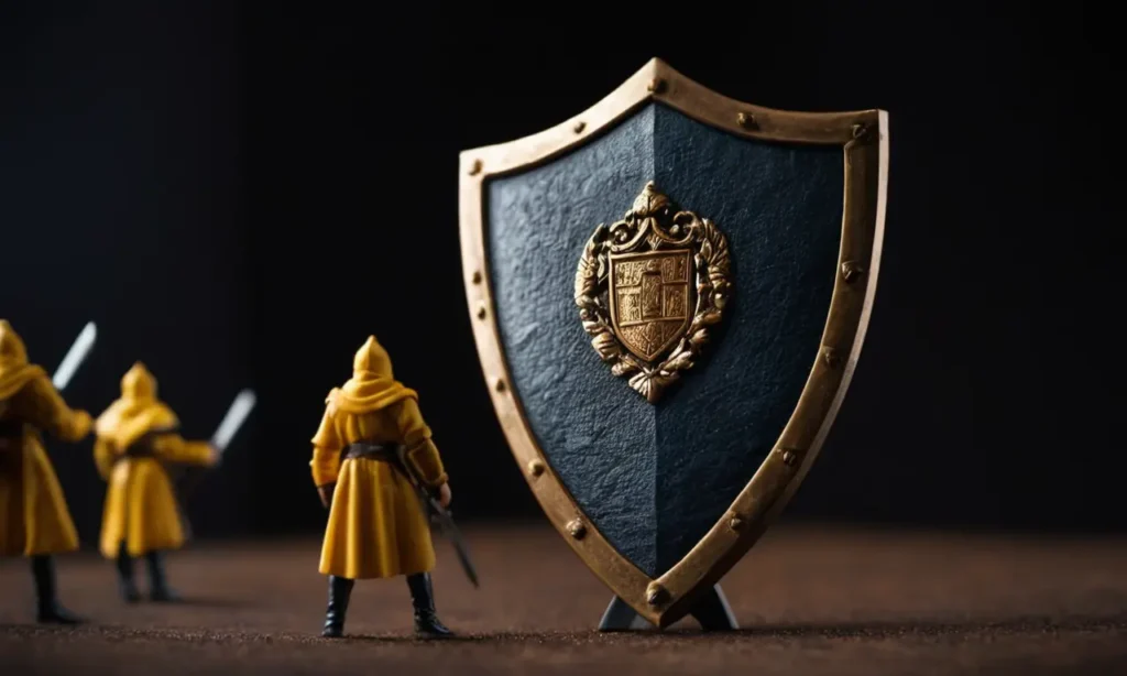 Figuras audaces y texto urgente en un fondo oscuro