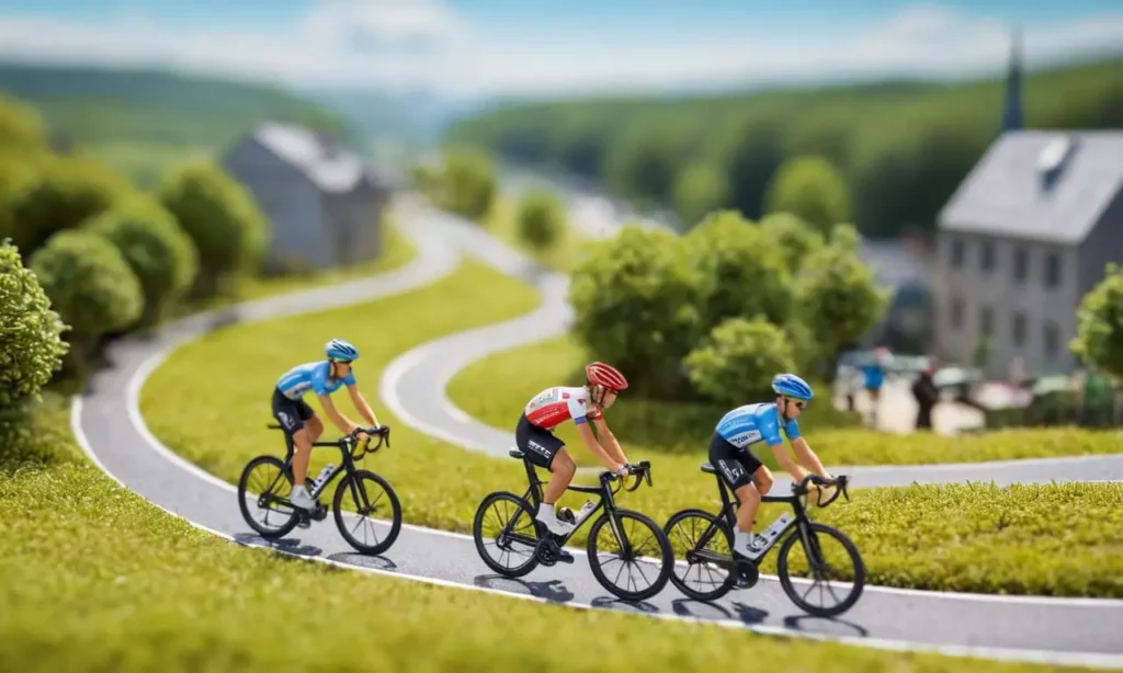 Ilustraciones elegantes de ciclismo