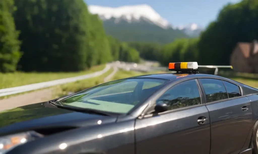 El papel pintado muestra un parabrisas