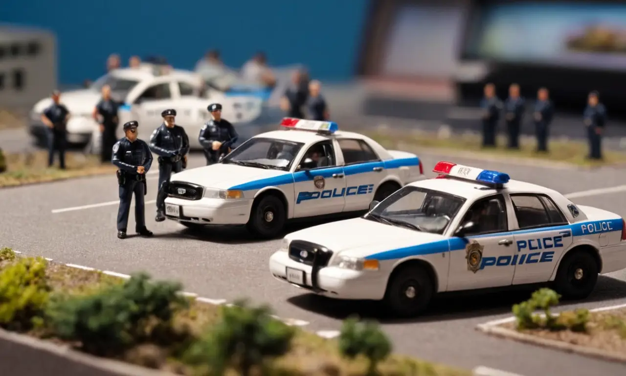 La foto muestra policías