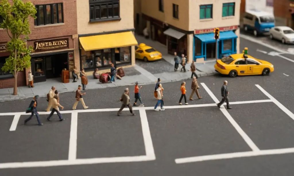 Caminar sin mirar es peligroso