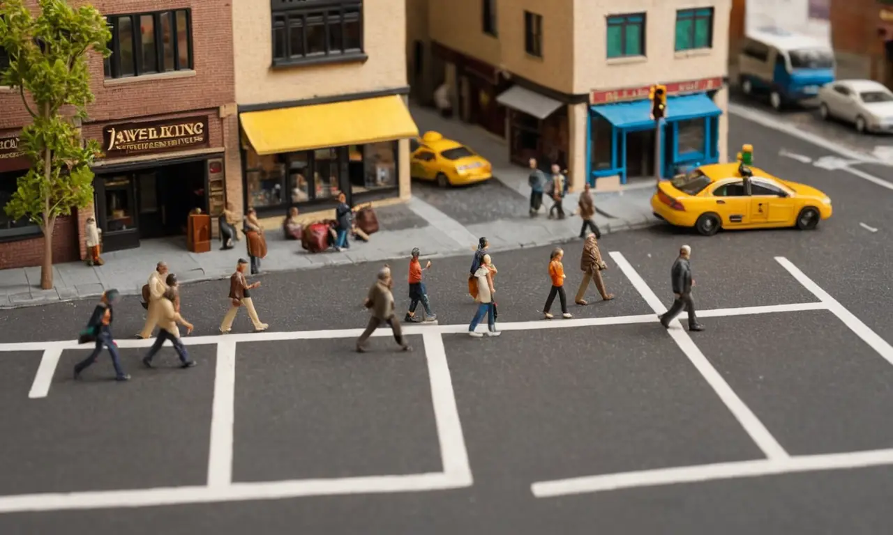 Caminar sin mirar es peligroso