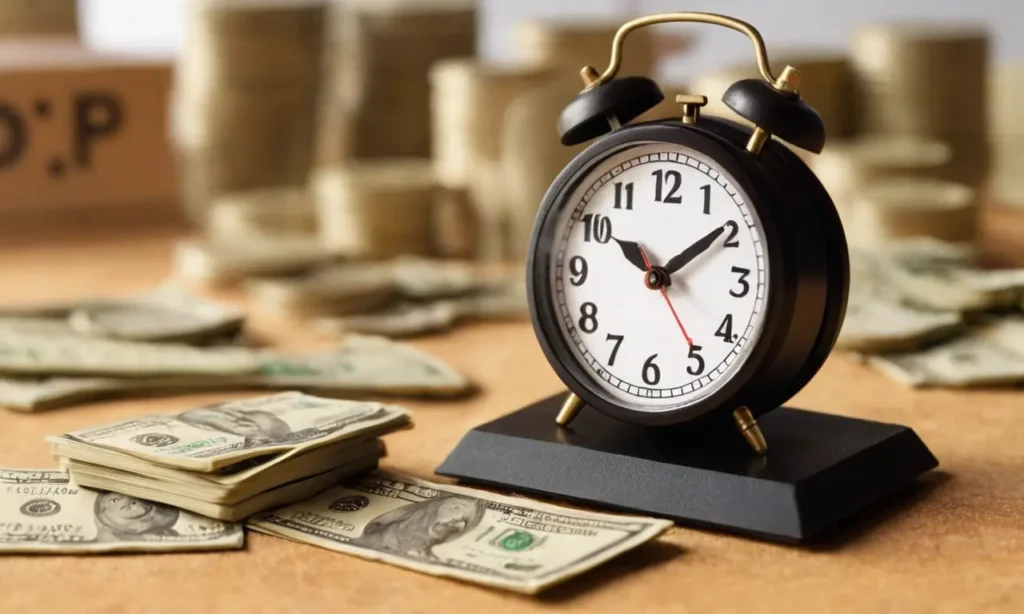 El papel pintado simboliza pagos puntuales para ahorrar y evitar problemas