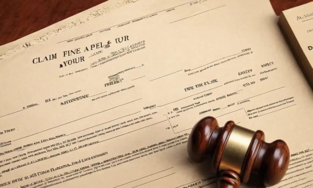 El papel pintado muestra documentos legales y una advertencia legal