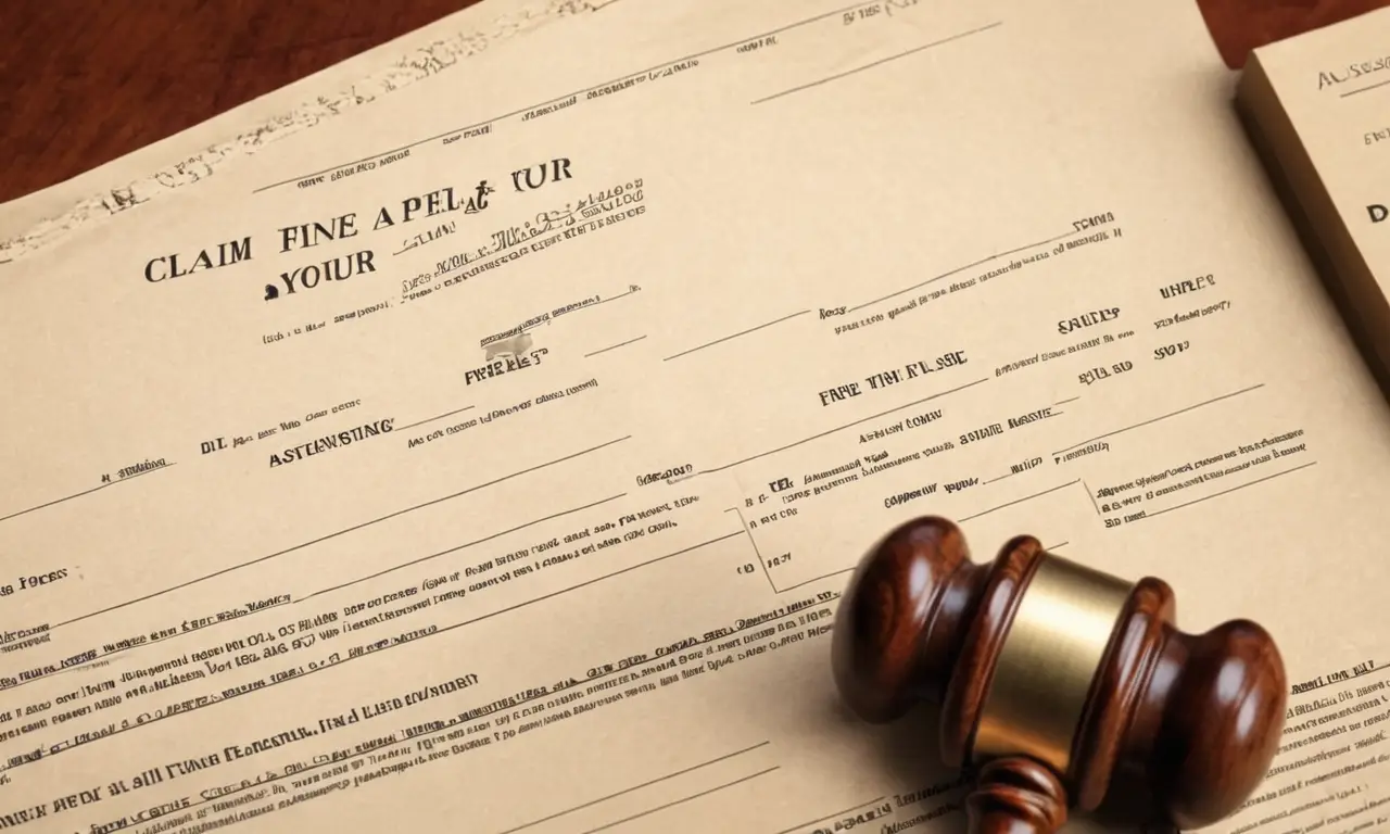 El papel pintado muestra documentos legales y una advertencia legal